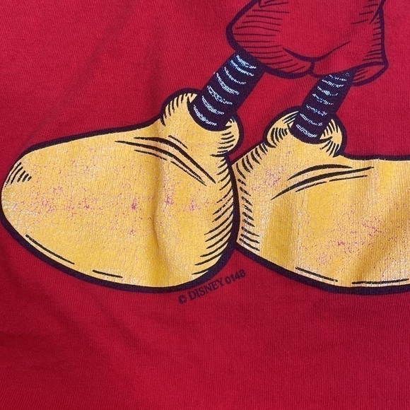 Vintage Disney Mickey Mouse Tshirt 90s Single Stitch XL - Picture 5 of 7